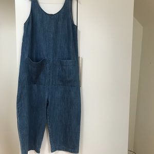 Ilana Kohn denim Gary jumpsuit size large